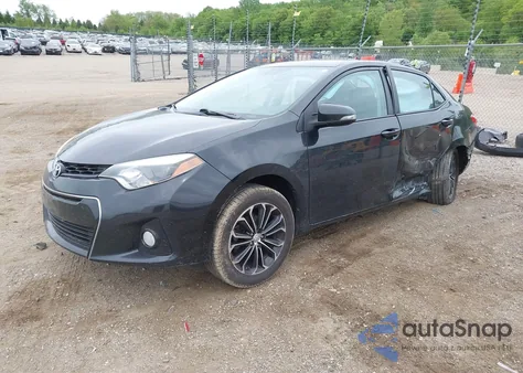 2016 Toyota Corolla S Plus из США, поврежденный, VIN 5YFBURHE5GP482708